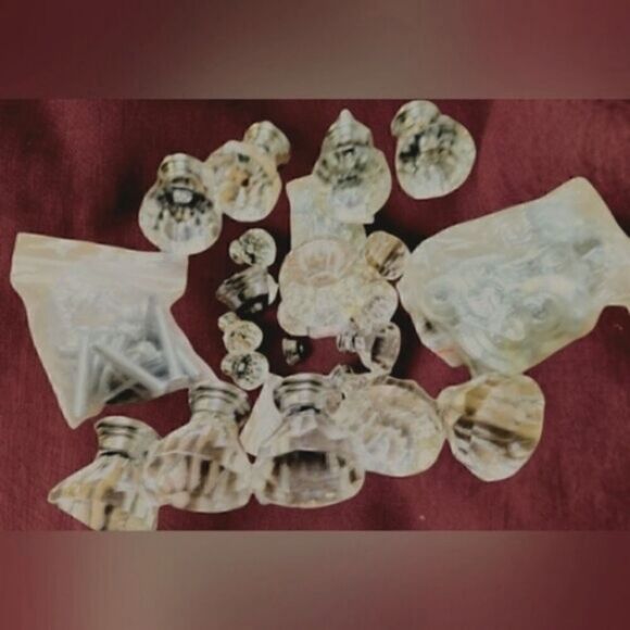 Cabinet / Dresser KNOBS Chrystal STYLE SPARKLE! SILVER-TONE - Picture 2 of 8